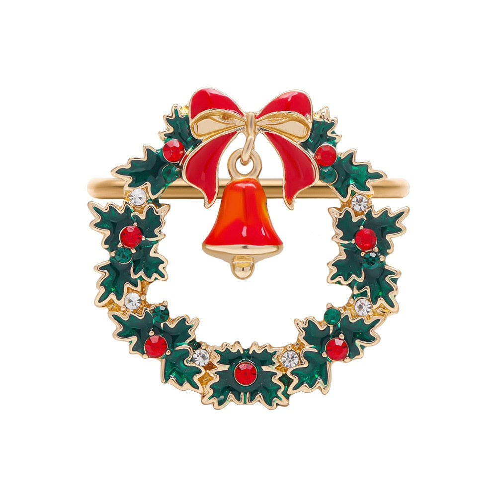 Christmas Napkin Ring Christmas Decoration Christmas Decorations For Home  Room Decor Christmas Gift enfeites denatal papai noel
