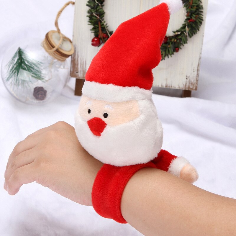New Christmas Decorations Children's Clapping Ring Bracelet Creative Gift Cartoon Net Red Clapping Ring Christmas Articles