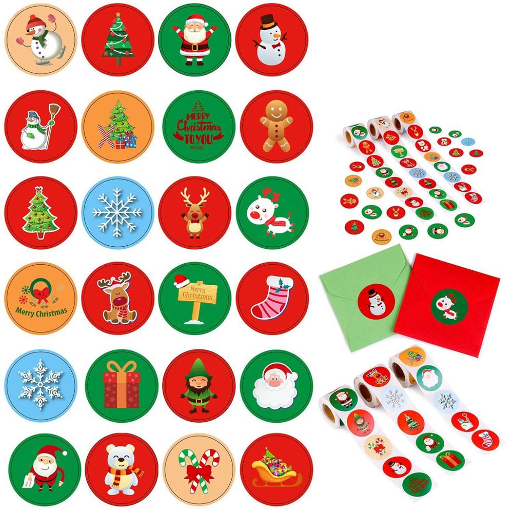 Christmas Gift PATIMATE Christmas Sealing Sticker 2021 Christmas Decor For Home Xmas Gifts Natal Happy New Year 2022 Merry Christmas Ornament