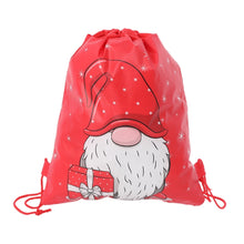 Load image into Gallery viewer, Santa Claus Drawstring Bags Kids Favors Travel Pouch Storage Bag Non-woven Fabrics Drawstring Backpack Merry Christmas Supplies
