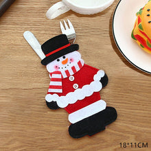 Load image into Gallery viewer, Christmas Gift 2022 New Year Gift Christmas Clothes Tableware Holder Cutlery Bag Xmas Noel Christmas Decorations for Home Dinner Table Decor