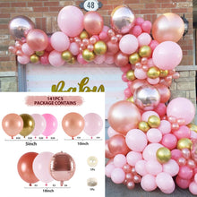Load image into Gallery viewer, Skhek  Macaron Pink Balloon Garland Arch Kit Wedding Birthday Party Decoration Kids Globos Rose Gold Confetti Latex Ballon Baby Shower