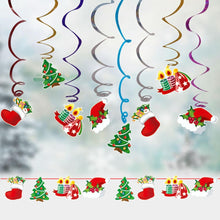 Load image into Gallery viewer, Christmas Gift PATIMATE Christmas Spiral Hanging Christmas Decoration For Home Santa Claus Elk Pendant 2021 Christmas Ornaments Navidad Decor