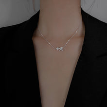 Load image into Gallery viewer, Hot Sale Diamond Star Pendant Necklace S925 Sterling Silve Women Fine Jewelry Cute Accessories for Wedding Party Gift
