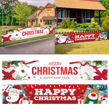 Load image into Gallery viewer, Christmas Gift Christmas Santa Claus Banner Merry Christmas Decoration For Home 2021 Xmas Hanging Ornaments Navidad Noel Gifts New Year 2022