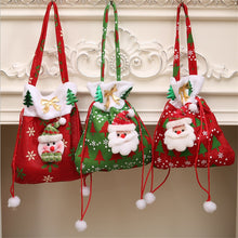 Load image into Gallery viewer, High Quality Christmas Decorations Santa Claus Gift Bag Christmas Candy Surprise Apple Bag Window New Year Home Party Pendant