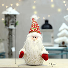 Load image into Gallery viewer, Pink Velvet Christmas Elk Snowman Santa Claus Doll Ornament Xmas Figures Toy Holiday Home Party Decoration Kid Gift Christmas