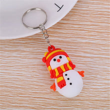 Load image into Gallery viewer, Christmas Gift Christmas Gift Soft Santa Claus/Elk/Snowman/Christmas Tree Keychain Pendant Christmas Decoration 2021 New Year Decoration Noel