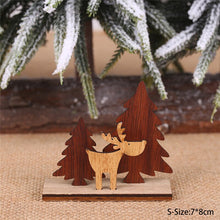 Load image into Gallery viewer, Christmas Gift Christmas Coffee Tree Elk Wooden Pendants Deco Kid Gift for Christmas Party Xmas Tree Ornament Noel Wood Crafts Decorations