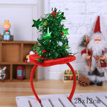 Load image into Gallery viewer, Christmas Gift Hair Accessories for Girls Christmas Headband Santa Tree Elk Ears Ornaments Xmas Party Cosplay Christmas Decorations Kids Gifts