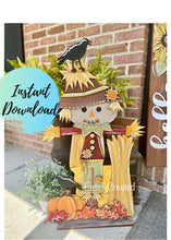 Load image into Gallery viewer, SKHEK Porch Decoration Sign Personalized Halloween Witch Costume Simple Wooden Garden Hanging Plaque Autumn Listing Trick Or Treat