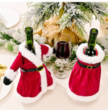 Load image into Gallery viewer, Christmas Gift Christmas Wine Bottle Cover Santa Claus Skirt Ornaments Champagne Bottle Cover Decor Home Restaurant New Year Table Decoration
