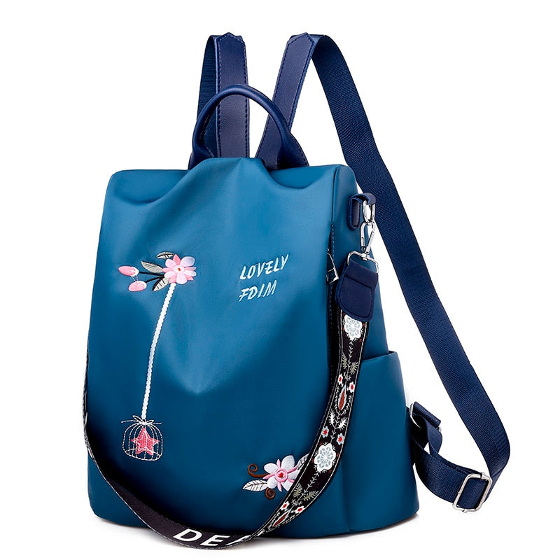 Skhek Back to school supplies 2022 Waterproof Oxford Women Backpack Fashion Anti-Theft Women Backpacks Print School Bag High Quality Large Capacity Backpack