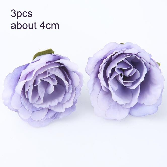 1Set Happy Birthday Acrylic Cake Topper Artificial Silk Flowers Head Baby Shower Party Decoration DIY Gift Rose Baking Supplies