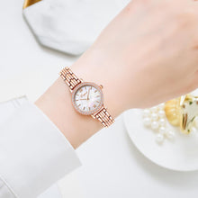 Load image into Gallery viewer, Christmas Gift Luxury Ladies Watch Diamond Bracelet Stainless Steel Chain Watch For Women Rose Gold Dress Casual Quartz Watch Clock Reloj Mujer
