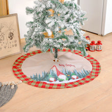 Load image into Gallery viewer, Christmas Tree Skirt Floor Cover Mats Christmas DIY Decoration Xmas Tree Skirt for Winter New Year House Party Supplies