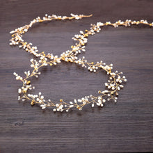 Load image into Gallery viewer, Ahmad Amin Exclusive link Handmade Bridal Hair Vine Headband Wedding Hair Accessories Comb Hair pins Hair Jewelry