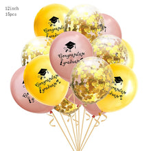 Load image into Gallery viewer, Skhek Graduation Party Graduation Balloons Banner Cake Topper Decoration Graduation Party Congratulations Graduation Party 2021 Decor Balloon Gifts