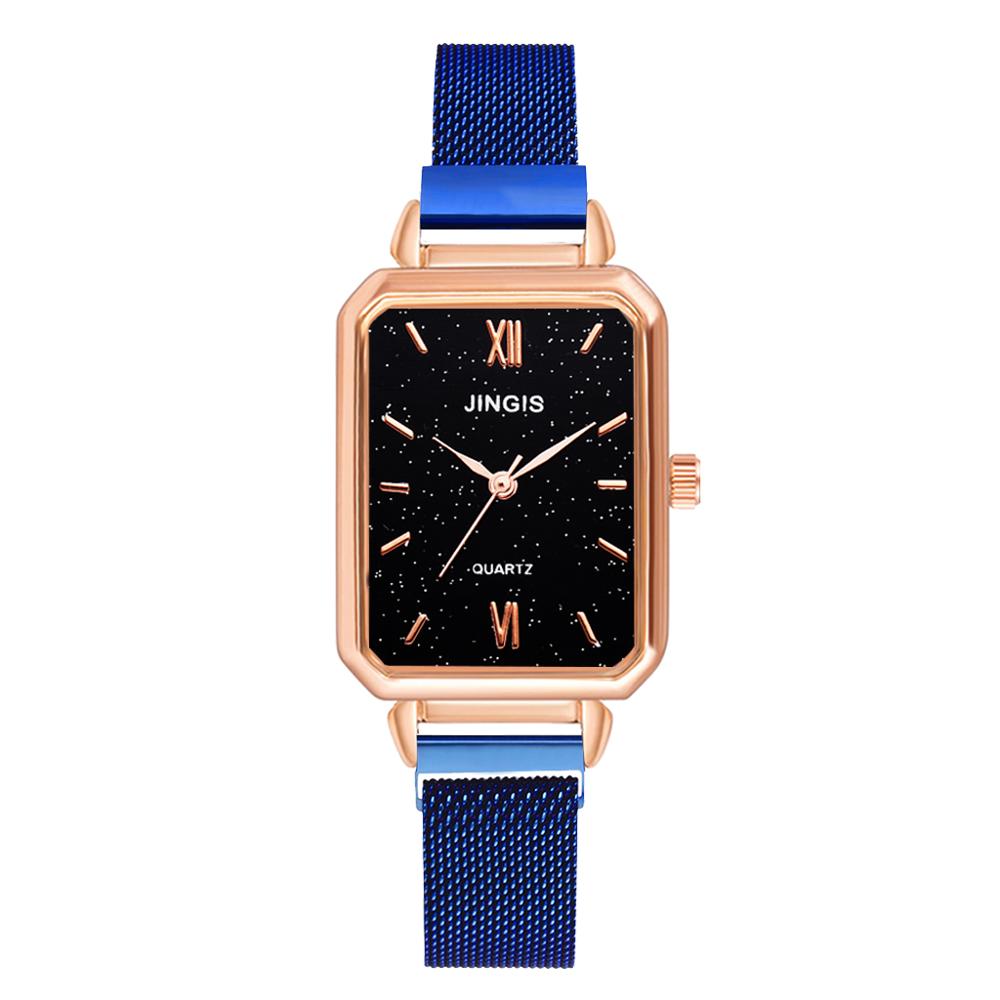 Christmas Gift Watch For Women Magnetic Starry Sky Clock Luxury Women Watches Fashion Rectangular Dial Female Quartz Wristwatches Reloj Mujer