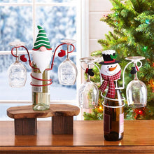 Load image into Gallery viewer, Tiger New Year Gifts Wine Bottle Glass Holders Christmas Decor Theme Organizer Rack Desktop For Home Snowman Xmas Gifts Creative