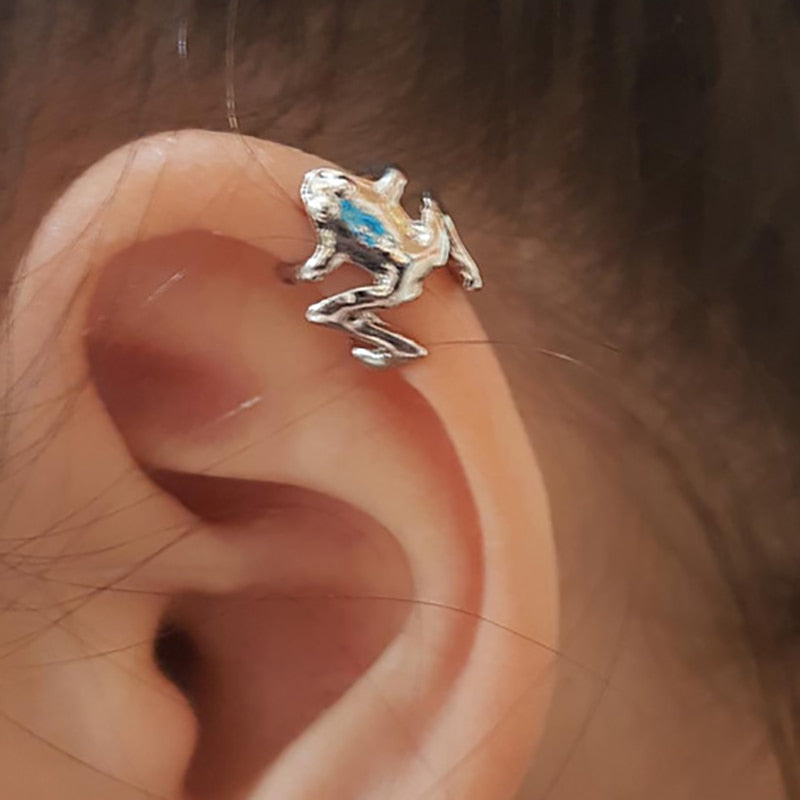 Cute Frog Earrings 2023 Trend Funny Animal Earrings for Women Girls Stud Earrings Statement Earring  Ear Piercing Jewelry Gifts