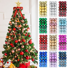 Load image into Gallery viewer, 36pcs Christmas Balls Christmas Tree Ornaments Ball Xmas Hanging Tree Pendants Home Party Decor 2022 New Year Gift Noel Navidad