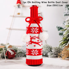 Load image into Gallery viewer, Christmas Gift New Year 2022 Christmas Gift Bags Holder Wine Bottle Dust Cover Xmas Dinner Table Decor Christmas Decorations for Home Navidad