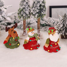 Load image into Gallery viewer, Christmas Gift 2022 New Year Santa Claus Snowman Elk Christmas Dolls Navidad Noel Deco Doll Xmas Tree Christmas Decoration for Home Kid Gift