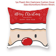Load image into Gallery viewer, Christmas Gift PATIMATE Elk Santa Claus Christmas Cushion Cover Merry Christmas Ornament 2021 Xmas Navidad Gift Christmas Decorations For Home