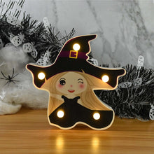 Load image into Gallery viewer, SKHEK Halloween Decoration Pumpkin Spider Bat Witch Ghost Skull Led Light Night Lamp For Room Home Decor Festival Bar Party Supplies