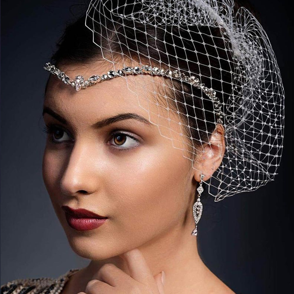Skhek Fashion Luxury Crystal Bridal Forehead Chain Jewelry Hair For Women Indian Wedding Headdress Girl Star Decoration Gift