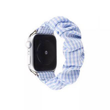Load image into Gallery viewer, Christmas Gift Nylon elastic Bracelet For Apple watch 38mm 42mm 40mm 44mm Women elastic hair ring Strap For iwatch series 6 5 4 3 SE watch band