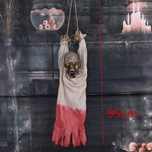 Load image into Gallery viewer, SKHEK Halloween Decor Hanging Horror Props Devil Electric Ghost Doll Scary Eyes Glowing Creepy Prop Halloween Decoration Supplies Toy
