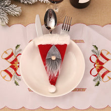 Load image into Gallery viewer, 3pcs Christmas Tableware Holder Knife Fork Cutlery Christmas Decorations for Home Party Decor for Home Table Gift Drop Shipping