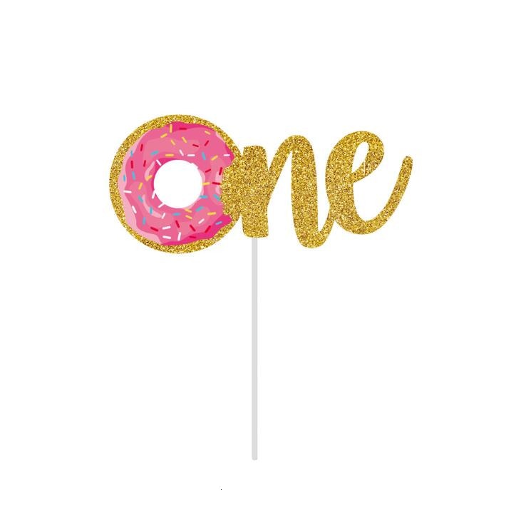 1Set Donut Theme Party Decoration Candy Bar Ice Cream Balloons Baby Shower Happy Birthday Banner Decor Kids Toys Home Supplies