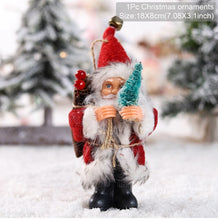 Load image into Gallery viewer, Christmas Gift Christmas Tree Pendant Santa Claus Merry Christmas Decoration for Home 2021 Xmas Gifts Navidad Christmas Tree Ornaments New Year