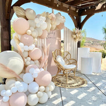 Load image into Gallery viewer, Skhek Graduation Party Rose Apricot Macaron Balloon Garland Arch Kit Wedding Birthday Party Decoration Confetti Latex Balloons For Girls Baby Shower