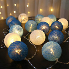 Load image into Gallery viewer, Christmas Gift 20 LED Cotton Ball Garland String Lights Christmas Fairy Lighting Strings for Outdoor Holiday Wedding Xmas Party Home Decoration