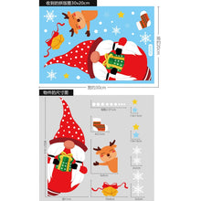 Load image into Gallery viewer, Christmas Gift Christmas Santa Claus Window Stickers Wall Ornaments Christmas Pendant Merry Christmas For Home Decor Happy New Year 2021 Noel