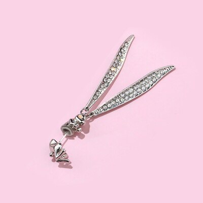 Skhek 2022 New Punk 925 Silver Needle Metal Barbed Rose Flower Stud Earrings Geometric For Women Girls Party Jewelry