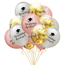 Load image into Gallery viewer, Graduation Party Confetti Balloons Decoration  Party  Bachelor Cap Hanging Photo Clip Graduation SouvenirsFavorite Decor Gifts,Q