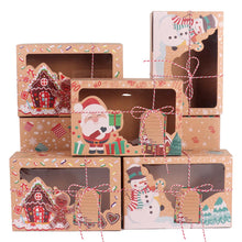 Load image into Gallery viewer, Christmas Gift PATIMATE Christmas Cookie Gift Boxes 2021 Christmas Decor For Home Merry Christmas Ornament Natal Happy New Year 2022 Xmas Gifts