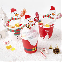 Load image into Gallery viewer, Christmas Gift 50Pcs/Lot Cartoons Santa Claus Paper Lollipop Cards DIY Lollipop Gift Package Decor Christmas Decoration 2022 Navidad New Year