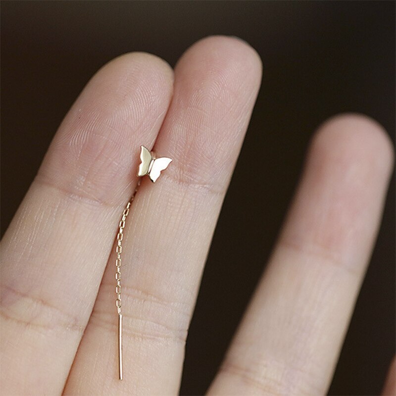 Korean Statement Earrings for women 2021 Fashion Acrylic Geometric Tassel Dangle Drop Earrings Gold Brincos fine Jewelry Gift