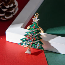 Load image into Gallery viewer, New diamond-studded oil dripping Christmas tree keychain pendant Christmas Decoration  Home Decor Christmas Decorations For Home