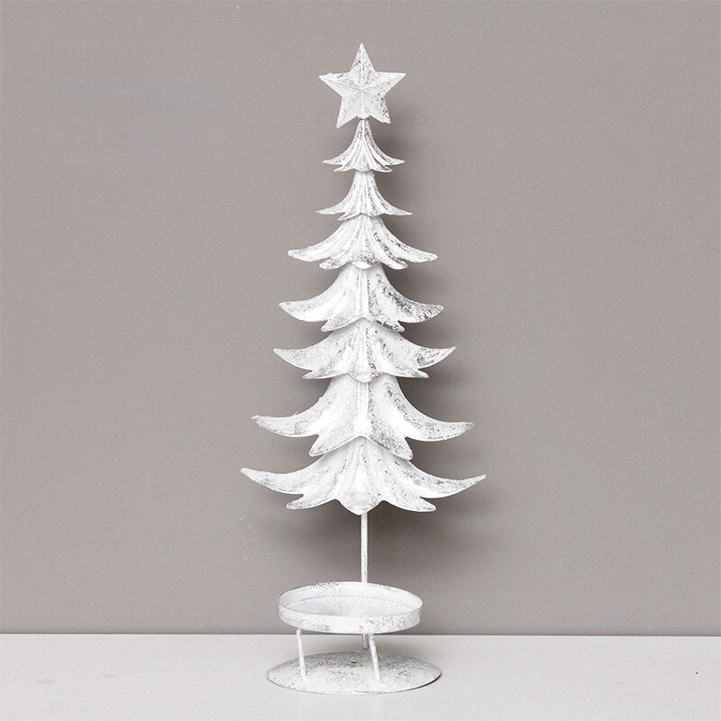 New Nordic Style Candle Holder Christmas Decorations Wedding Hotel Restaurant DIY Party Wrought Iron Candle Holder Decoration