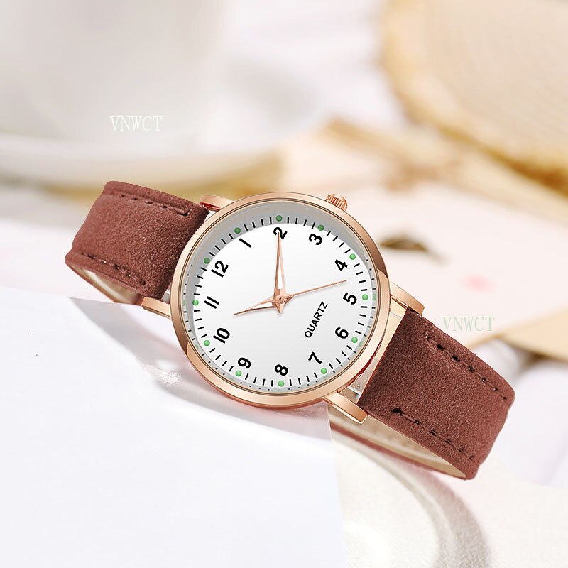 Christmas Gift Women Watch bracelet Fashion Casual Leather Belt Watches Simple Ladies' Small Dial Quartz Clock Dress Wristwatches Reloj mujer