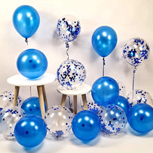 Load image into Gallery viewer, 30pcs 12inch Silver Confetti Balloon Happy Birthday Wedding Party Decor Globos Pearl White Air Helium Balls Baby Shower Supplies