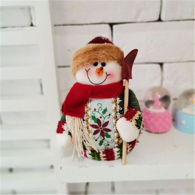 Christmas Gift Christmas Decoration For Santa Claus Snowman Elk Doll Kids Xmas Tree Decor Home Hanging Merry Christmas Ornaments New Year Gift