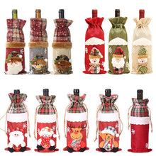 Load image into Gallery viewer, Christmas Decorations for Home Santa Claus Wine Bottle Cover Snowman Stocking Holders Navidad Decor New Year